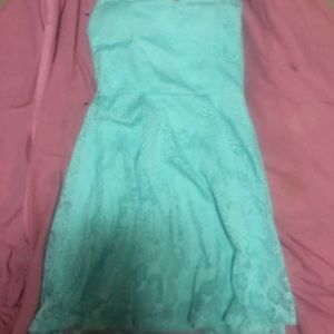 Aqua blue Dress